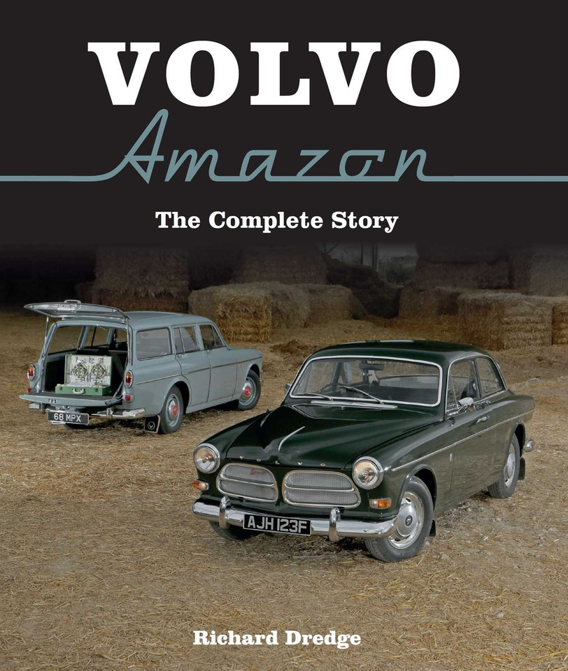 Volvo Amazon: The Complete Story book cover by Richard Dredge