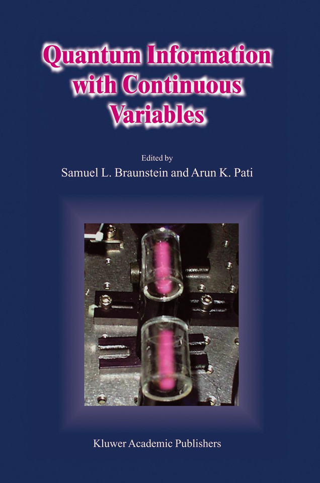 Quantum Information with Continuous Variables book cover by 
