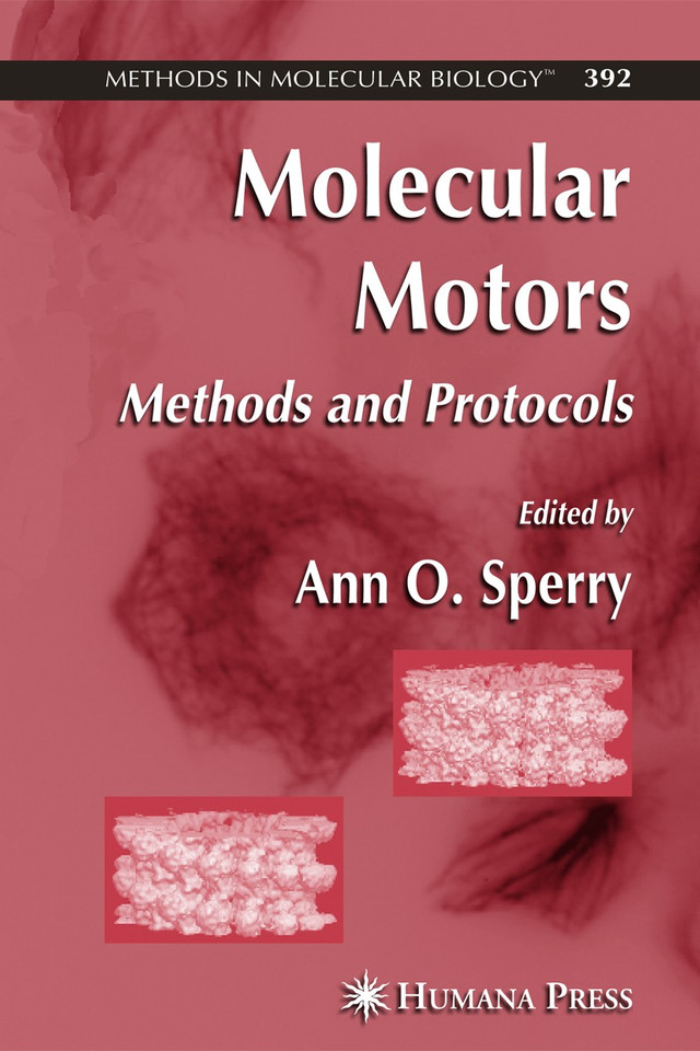 Molecular Motors: Methods and Protocols (Methods in Molecular Biology #392) book cover by 