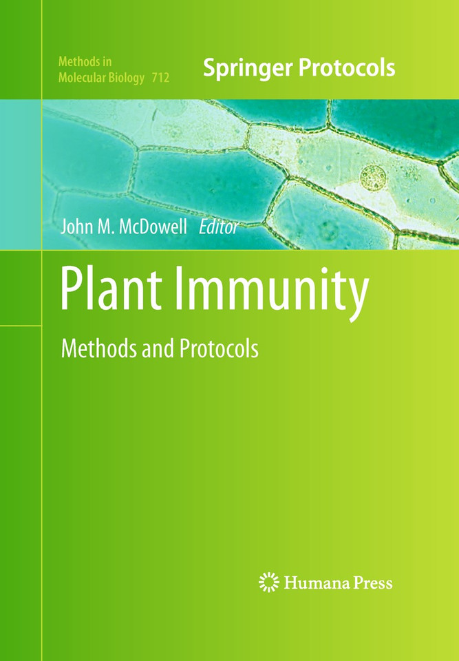 Plant Immunity: Methods and Protocols (Methods in Molecular Biology #712) book cover by 