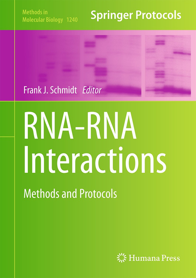 RNA-RNA Interactions: Methods and Protocols (Methods in Molecular Biology #1240) book cover by 