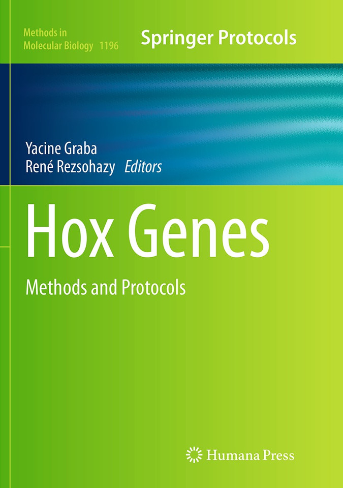 Hox Genes: Methods and Protocols (Methods in Molecular Biology #1196) book cover by 