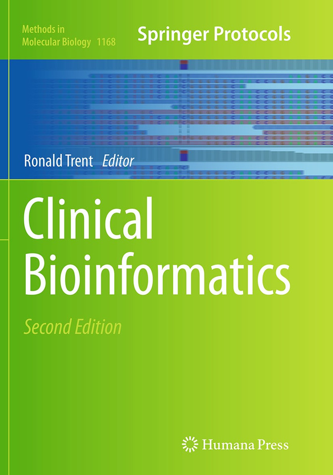 Clinical Bioinformatics (Methods in Molecular Biology #1168) book cover by 