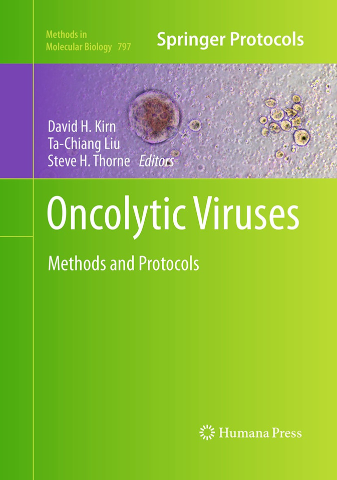 Oncolytic Viruses: Methods and Protocols (Methods in Molecular Biology #797) book cover by 