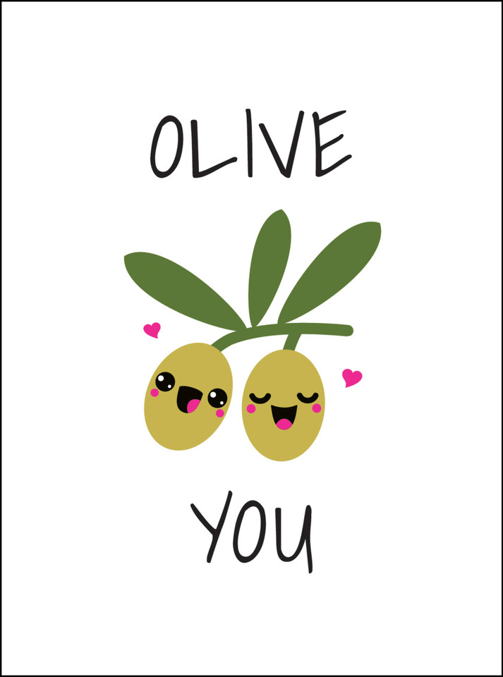 Olive You: PUNDERFUL WAYS TO SAY 'I LOVE YOU' book cover by Summersdale