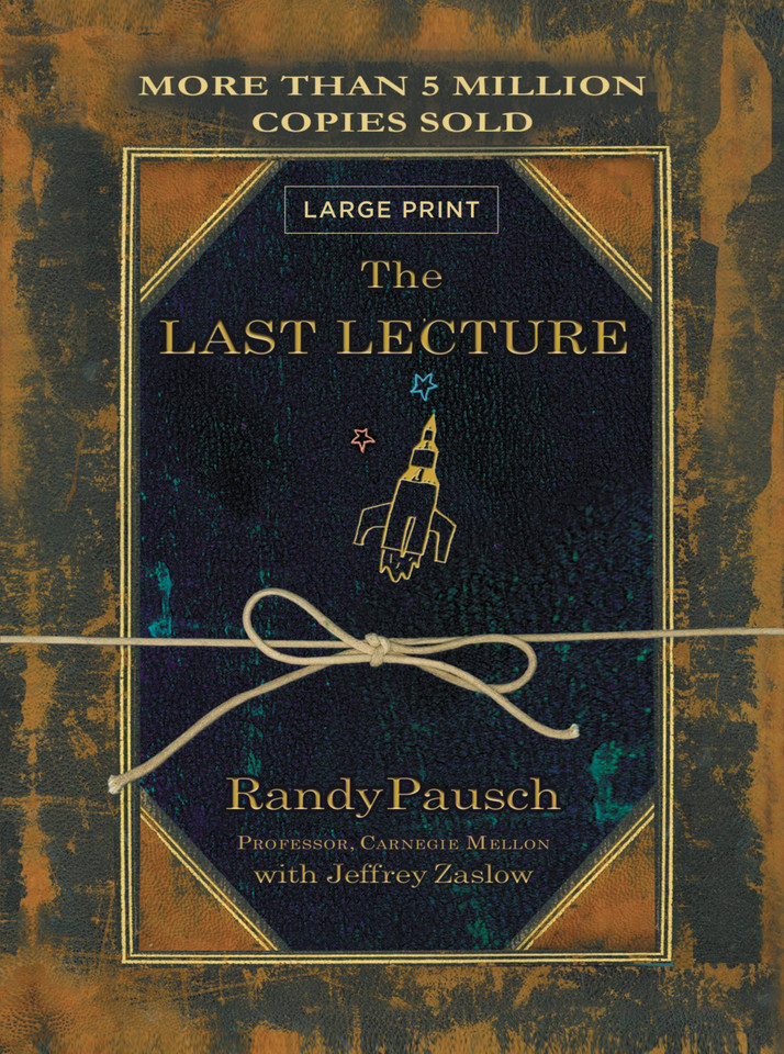 The Last Lecture book cover by Randy Pausch