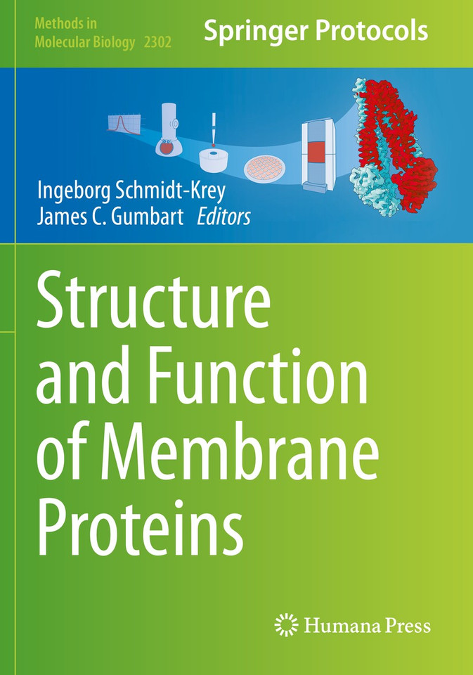 Structure and Function of Membrane Proteins (Methods in Molecular Biology #2302) book cover by 