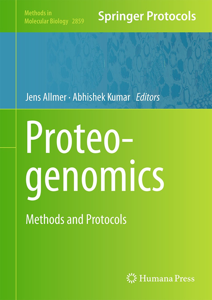 Proteogenomics: Methods and Protocols (Methods in Molecular Biology #2859) book cover by 