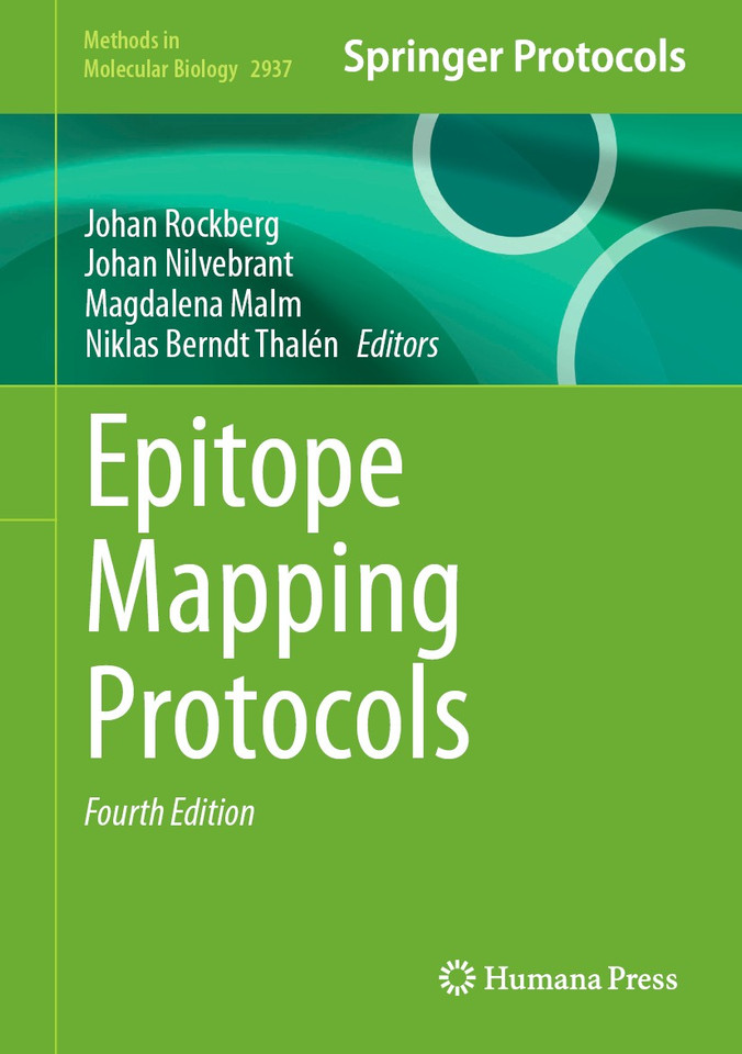 Epitope Mapping Protocols (Methods in Molecular Biology #2937) book cover by 