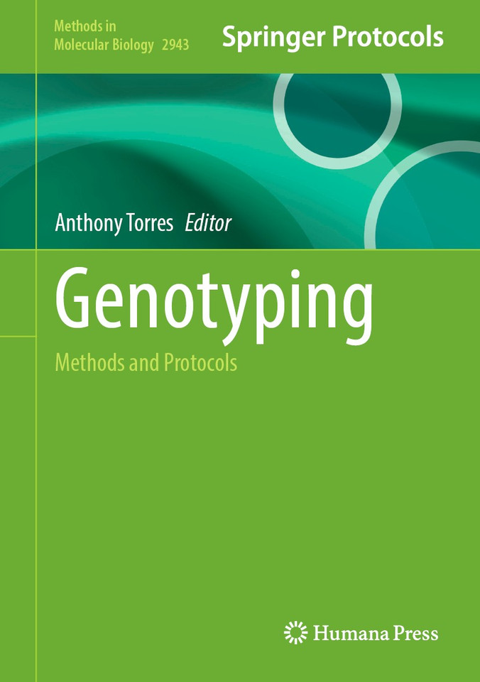 Genotyping: Methods and Protocols (Methods in Molecular Biology #2943) book cover by 
