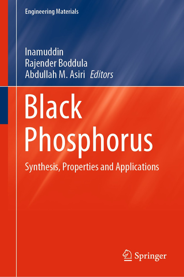 Black Phosphorus: Synthesis, Properties and Applications (Engineering Materials) book cover by 