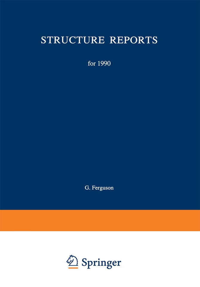 Structure Reports for 1990: Metals and Inorganic Sections (Structure Reports A #57) book cover by 