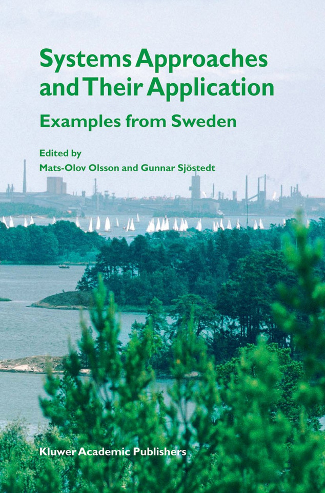 Systems Approaches and Their Application: Examples from Sweden book cover by 