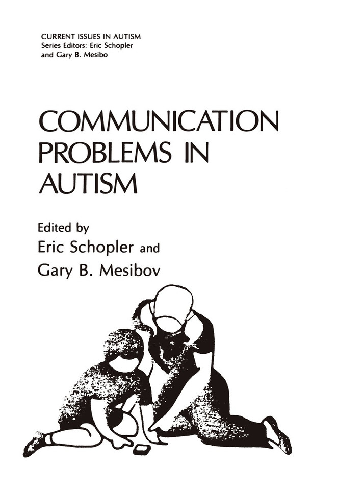 Communication Problems in Autism (Current Issues in Autism) book cover by 