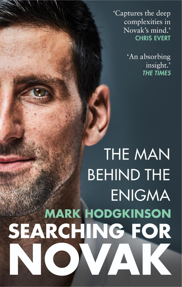 Searching for Novak: The man behind the enigma: International Sports Book of the Year 2025 book cover by Mark Hodgkinson