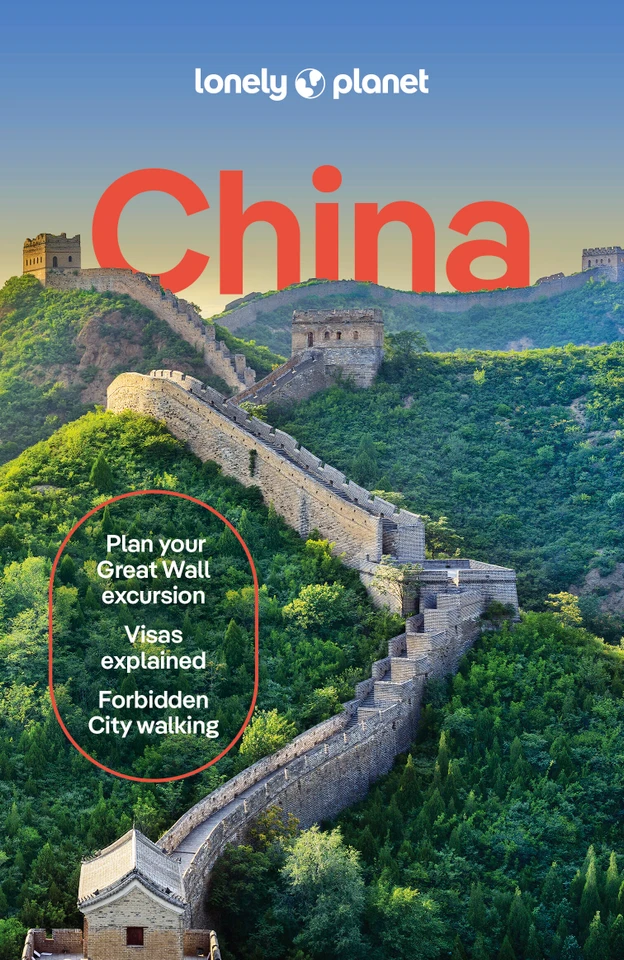 Lonely Planet China (Travel Guide) book cover by Christopher Pitts, Robert Isenberg, Thomas O'Malley, Jade Bremner, Piera Chen, Christine Gilbert, Marco Ferrarese, Simon Richmond, Joe Bindloss, Bradley Mayhew, Leonid Ragozin