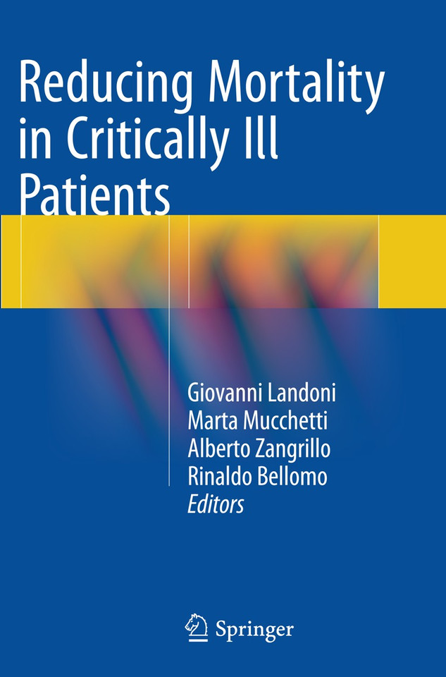 Reducing Mortality in Critically Ill Patients book cover by 