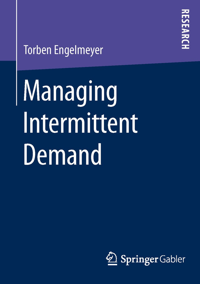 Managing Intermittent Demand book cover by Torben Engelmeyer