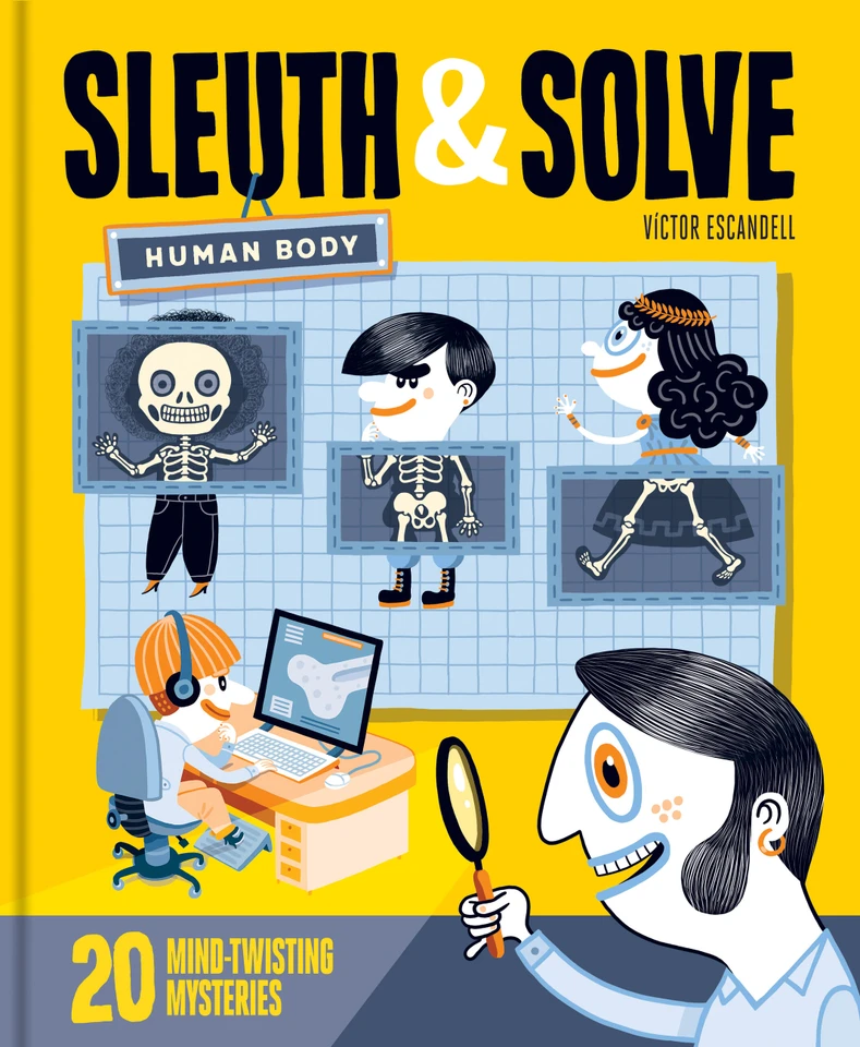 Sleuth & Solve: Human Body: 20 Mind-Twisting Mysteries (Sleuth & Solve) book cover by Victor Escandell