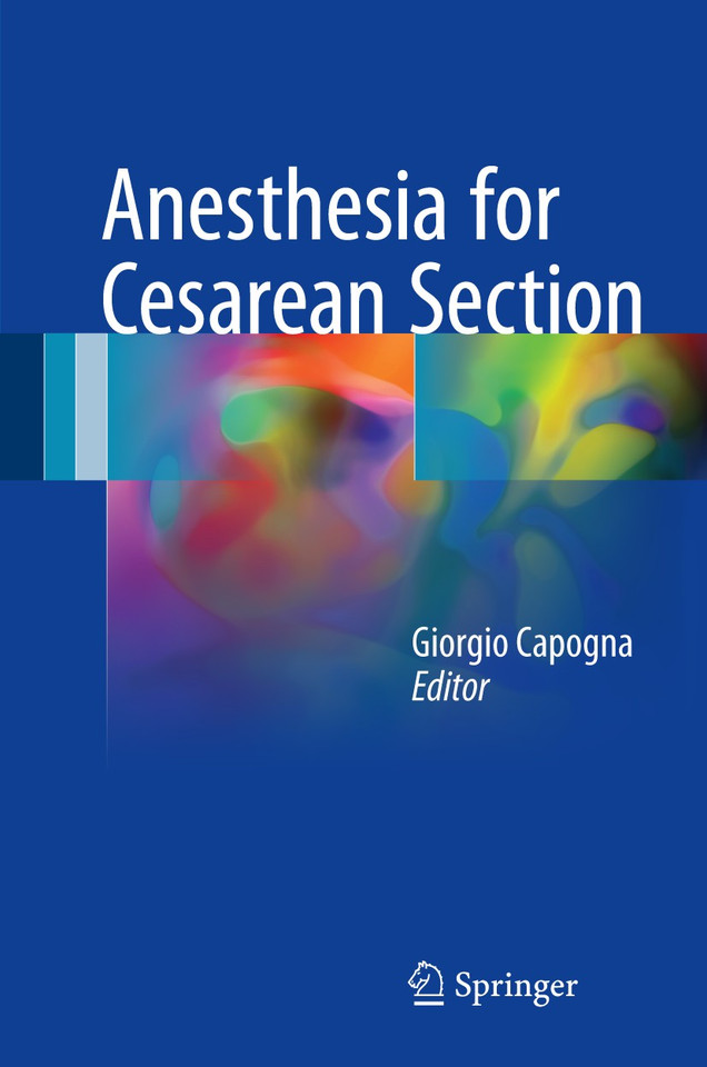 Anesthesia for Cesarean Section book cover by 