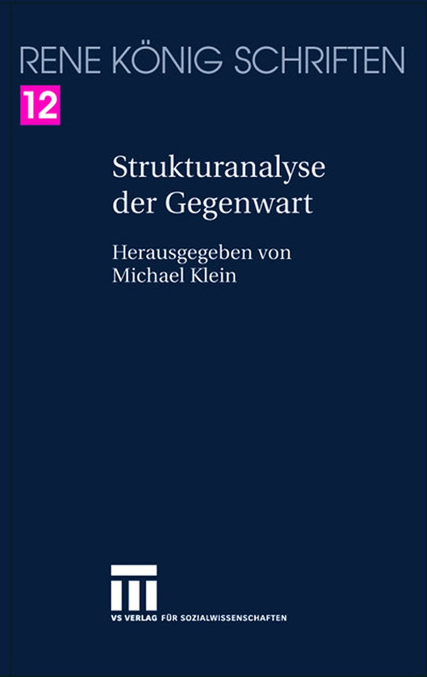 Strukturanalyse der Gegenwart book cover by 