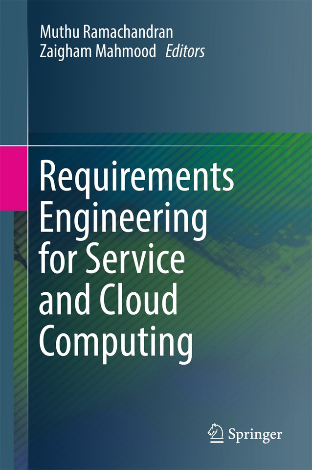 Requirements Engineering for Service and Cloud Computing book cover by 