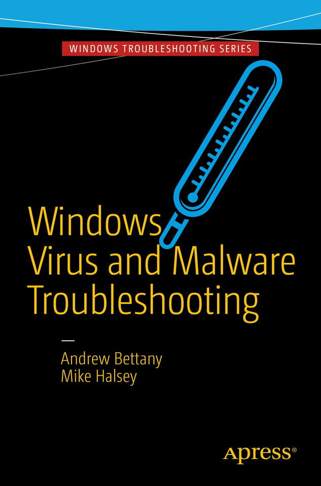 Windows Virus and Malware Troubleshooting book cover by Andrew Bettany, Mike Halsey