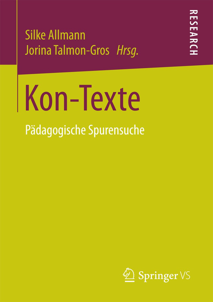 Kon-Texte: Pädagogische Spurensuche book cover by 