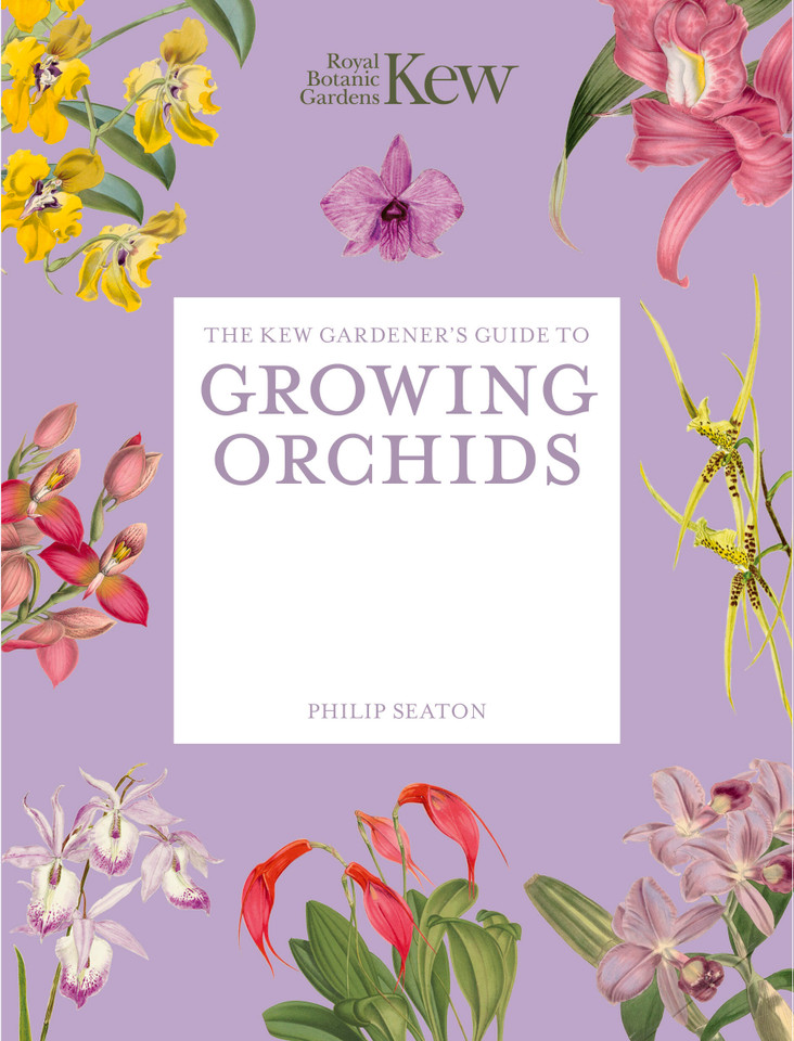 The Kew Gardener's Guide to Growing Orchids: The Art and Science to Grow Your Own Orchids (Kew Experts) book cover by Royal Botanic Gardens, Kew, Philip Seaton
