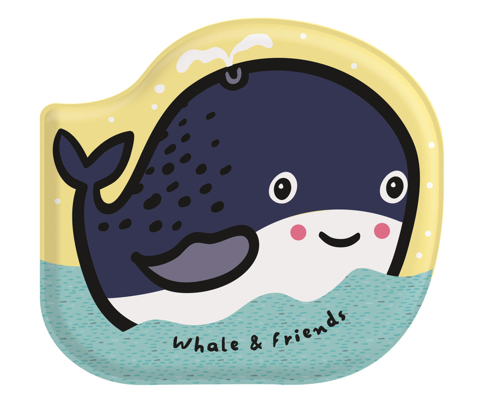 Whale & Friends: Watch me change color in water! (Wee Gallery Shaped Bath Books) book cover by 