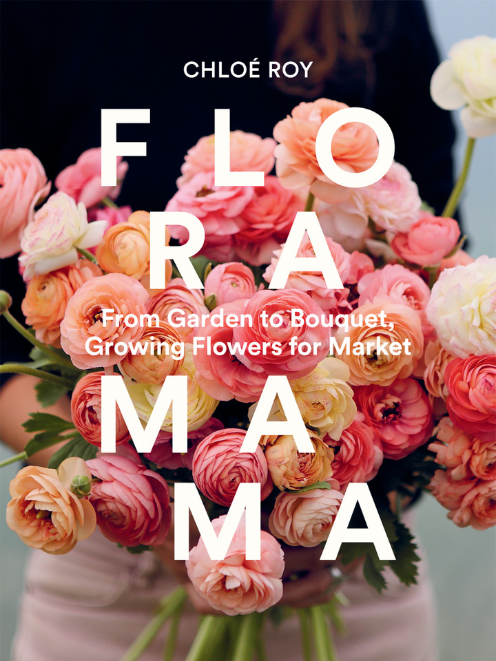 Floramama: From Garden to Bouquet, Growing Flowers for Market book cover by Chloé Roy