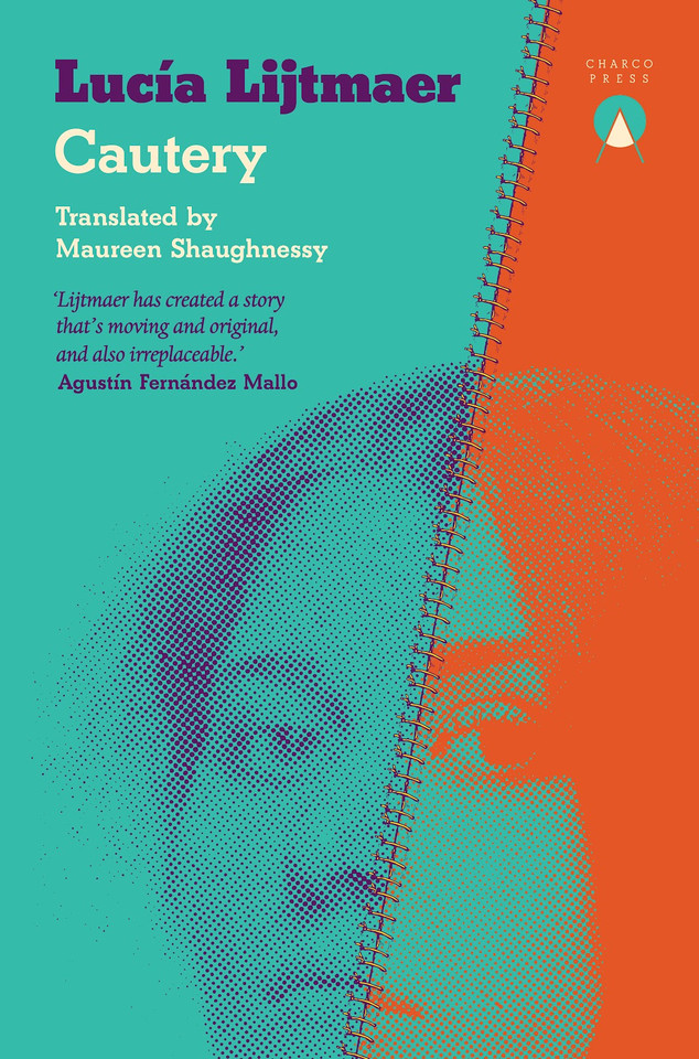 Cautery book cover by Lucía Lijtmaer