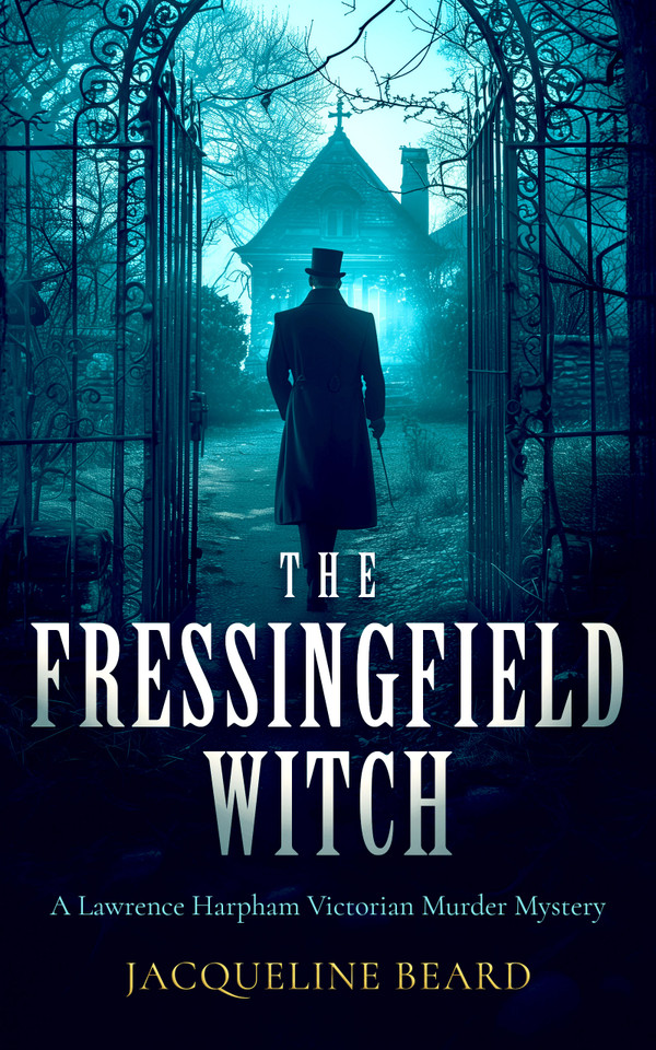 The Fressingfield Witch: A gripping and sinister Victorian murder mystery with a twist (Lawrence Harpham #1) book cover by Jacqueline Beard