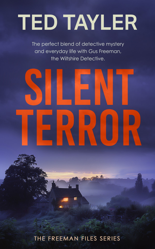 Silent Terror: A Cold Case Murder Mystery Series book cover by Ted Tayler