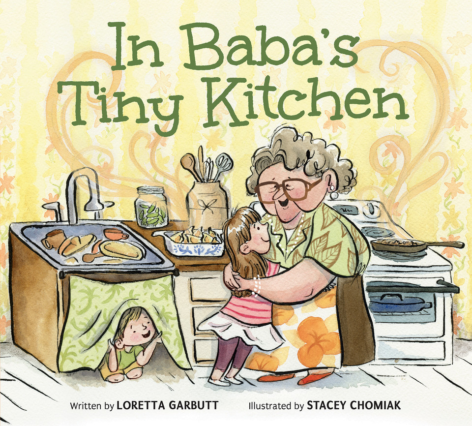 In Baba’s Tiny Kitchen book cover by Loretta Garbutt