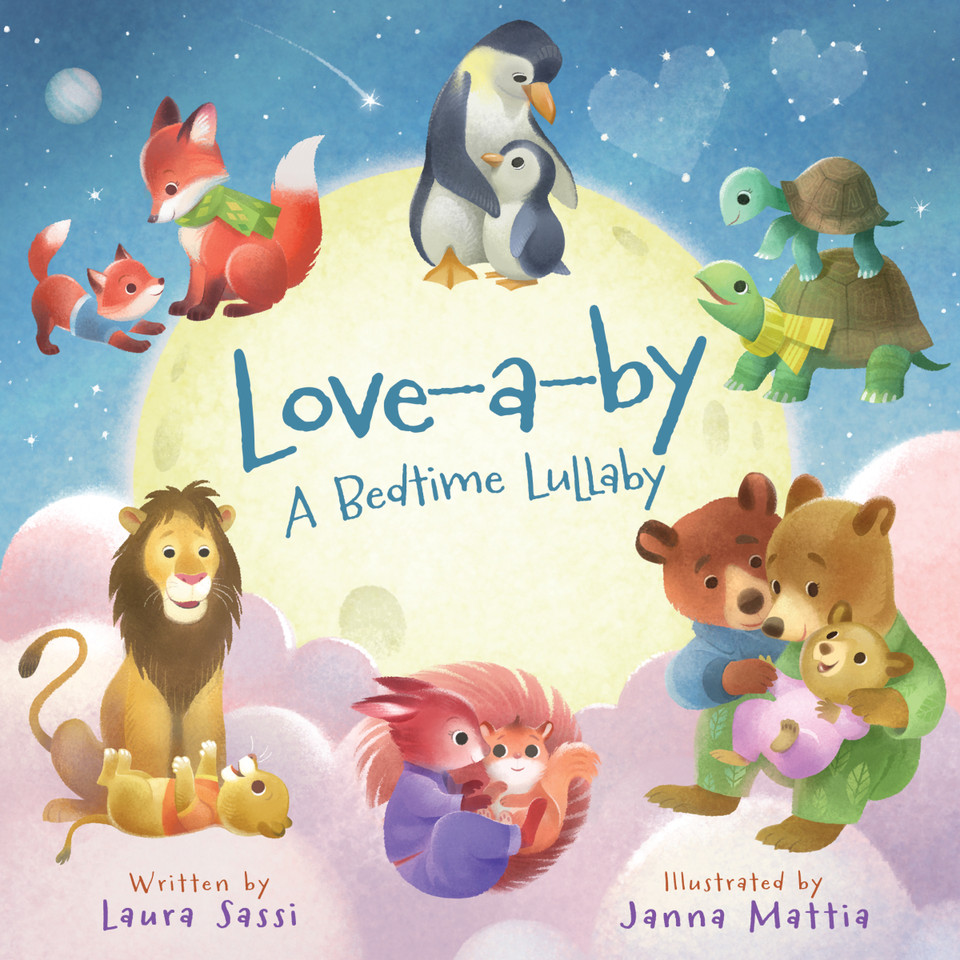 Love-a-by: A Bedtime Lullaby Board Book for Babies and Toddlers book cover by Laura Sassi
