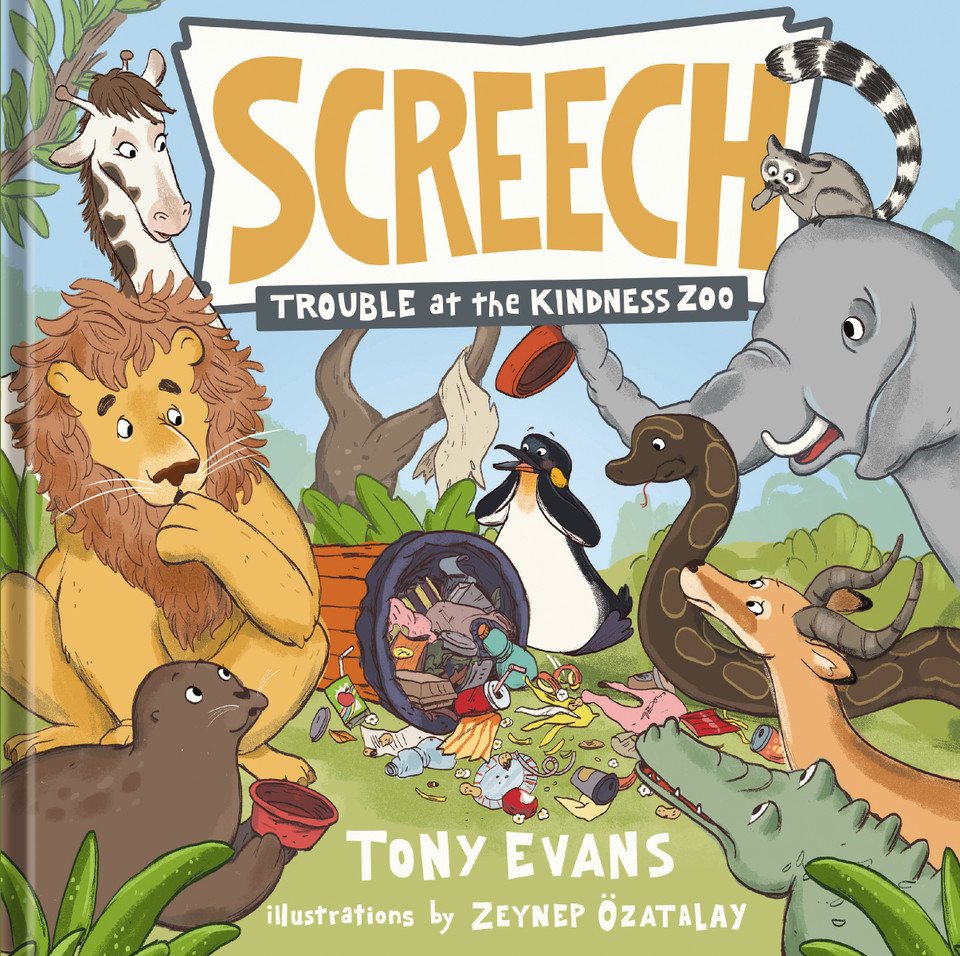 Screech (Trouble at the Kindness Zoo) book cover by Dr. Tony Evans, Darcy Pattison