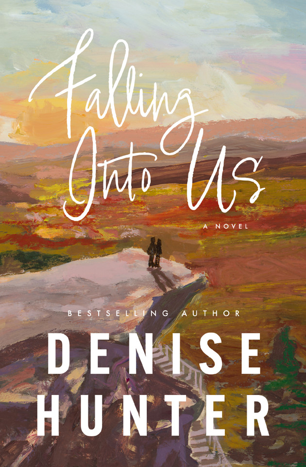 Falling Into Us: A heartwarming, low-spice contemporary romance book cover by Denise Hunter