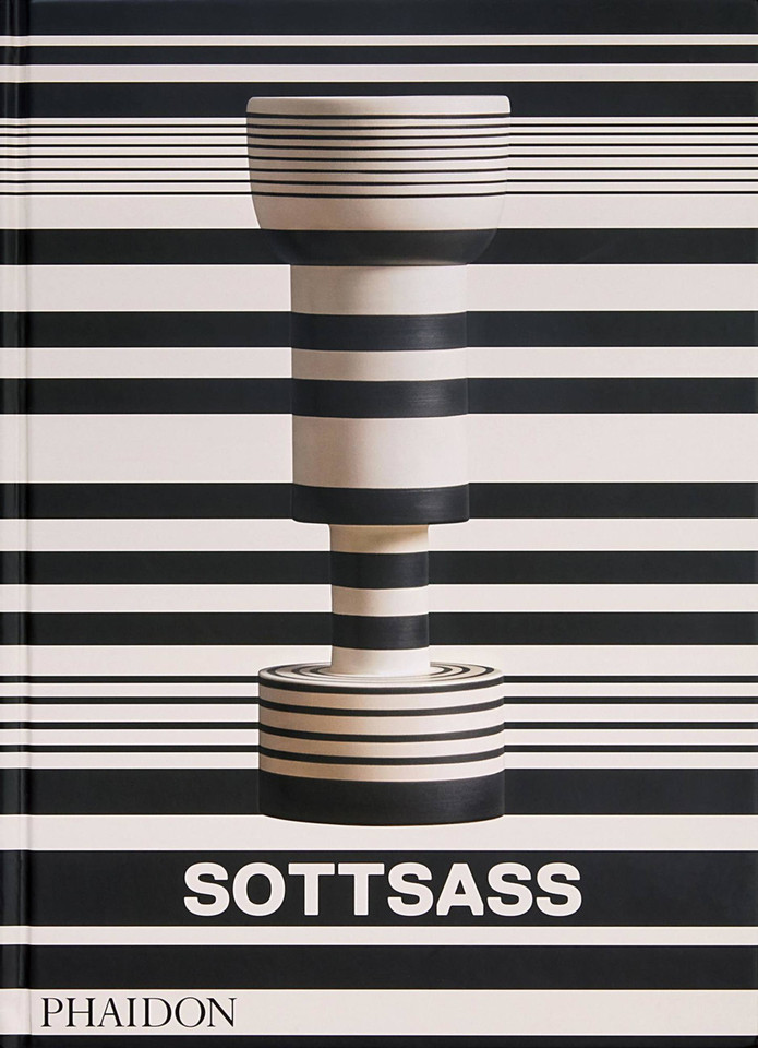 Ettore Sottsass book cover by Phillipe Thome