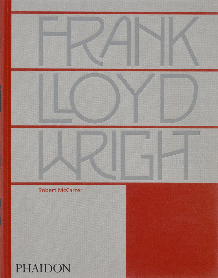 Frank Lloyd Wright book cover by Robert McCarter