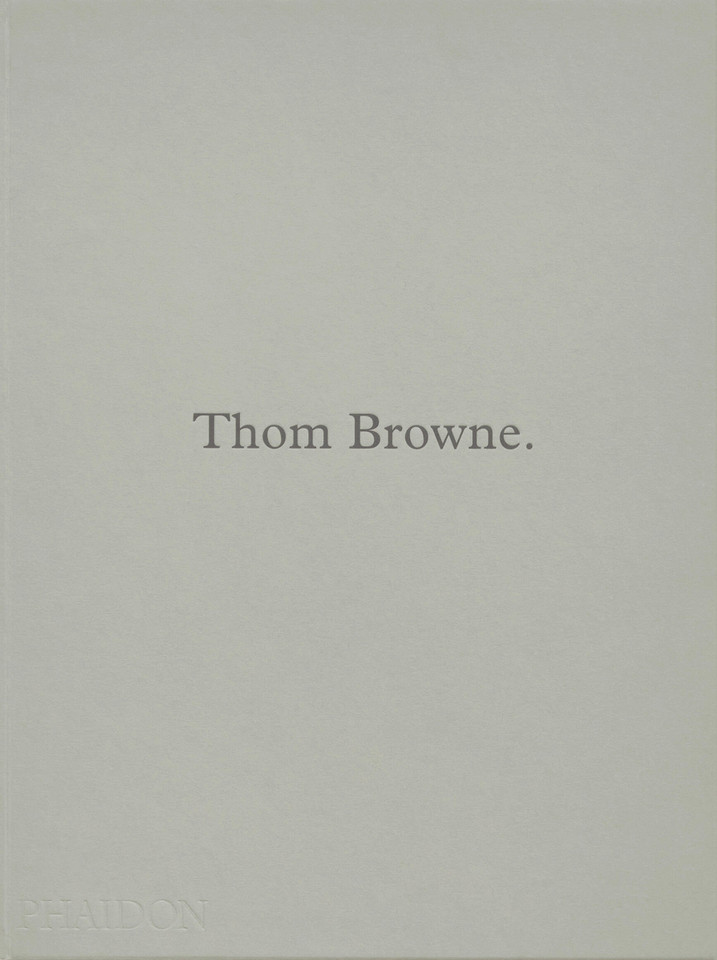 Thom Browne. book cover by Thom Browne