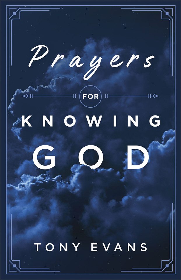 Prayers for Knowing God book cover by Tony Evans