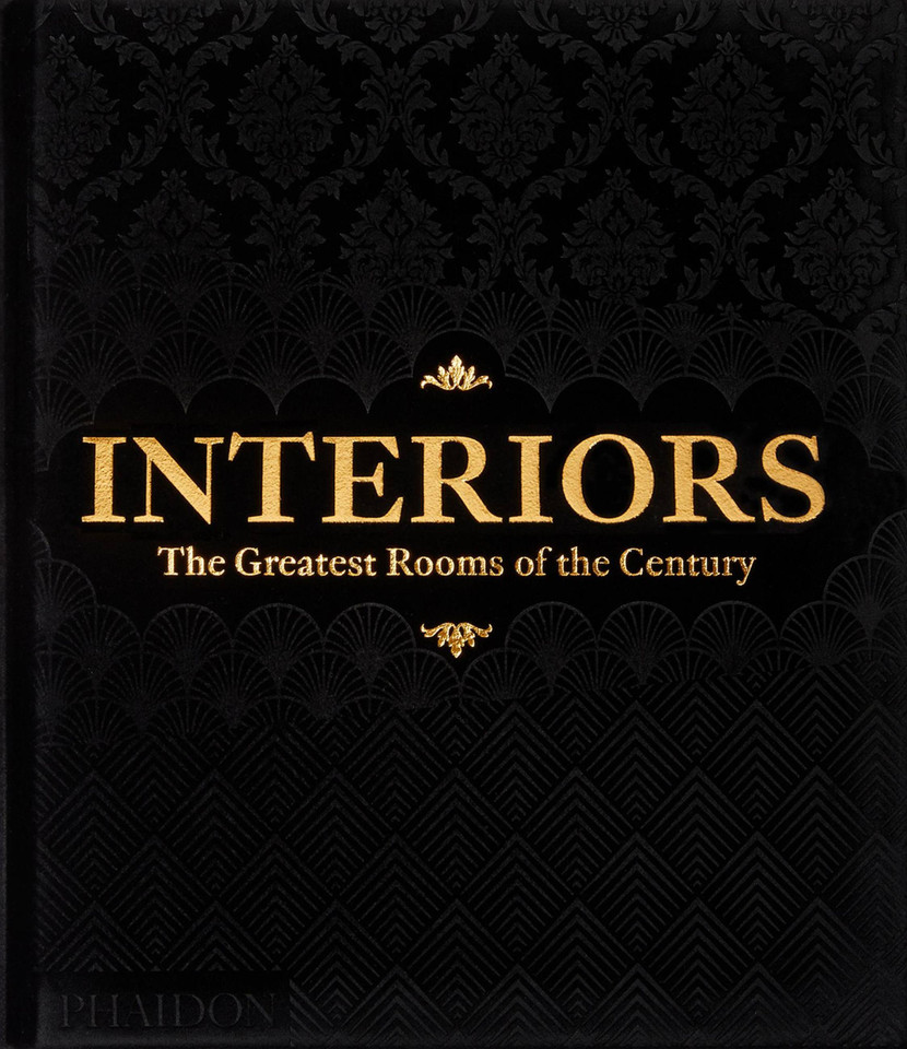 Interiors: The Greatest Rooms of the Century (Black Edition) book cover by Phaidon Editors