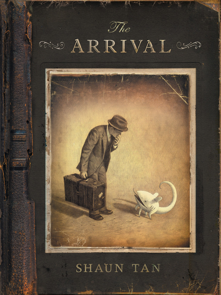 The Arrival book cover by Shaun Tan