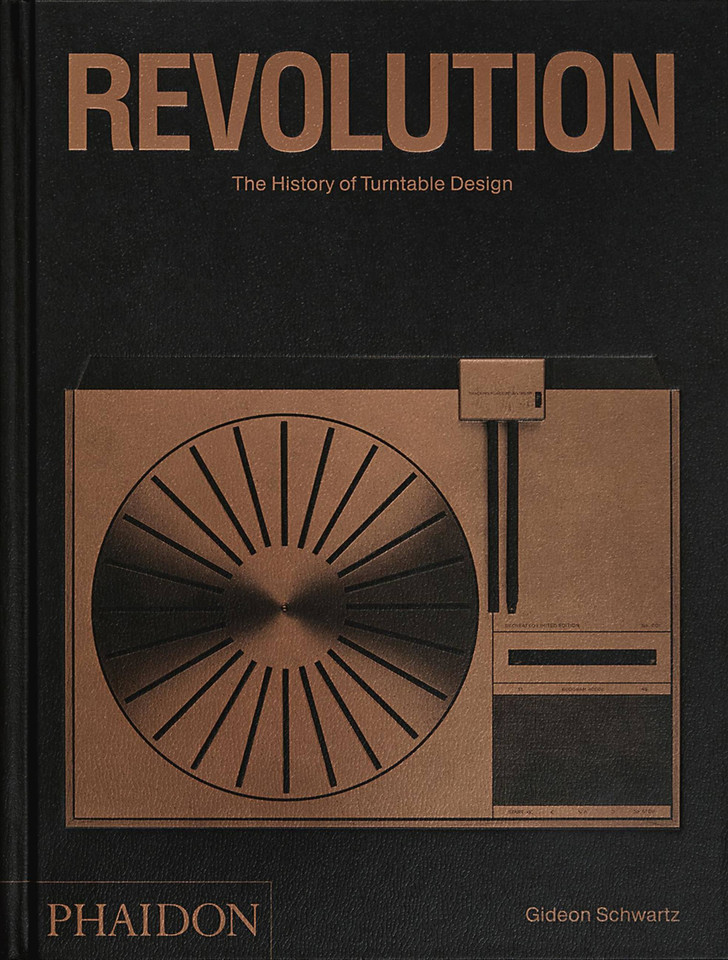 Revolution: The History of Turntable Design book cover by Gideon Schwartz