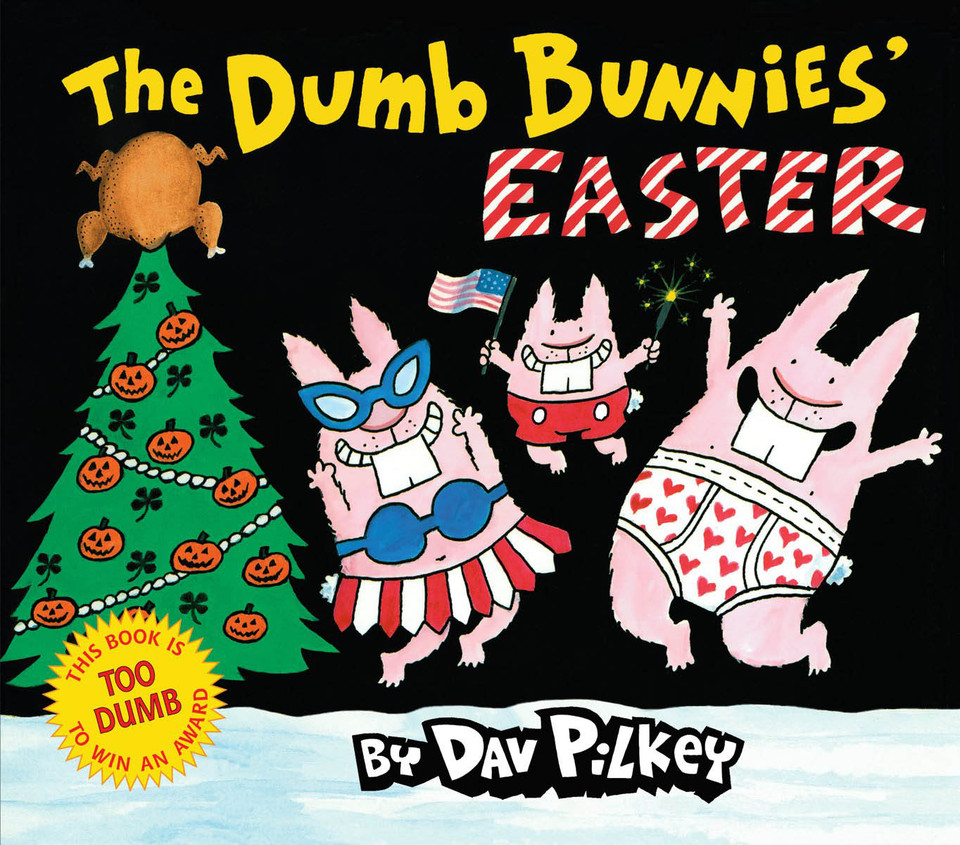 The Dumb Bunnies' Easter book cover by Dav Pilkey