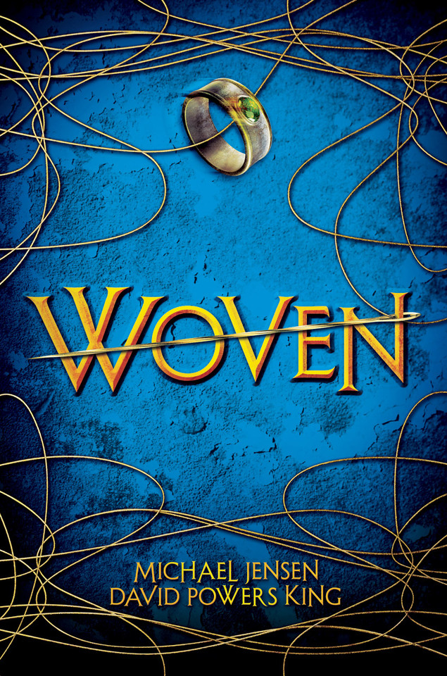 Woven book cover by Michael Jensen, David Powers King
