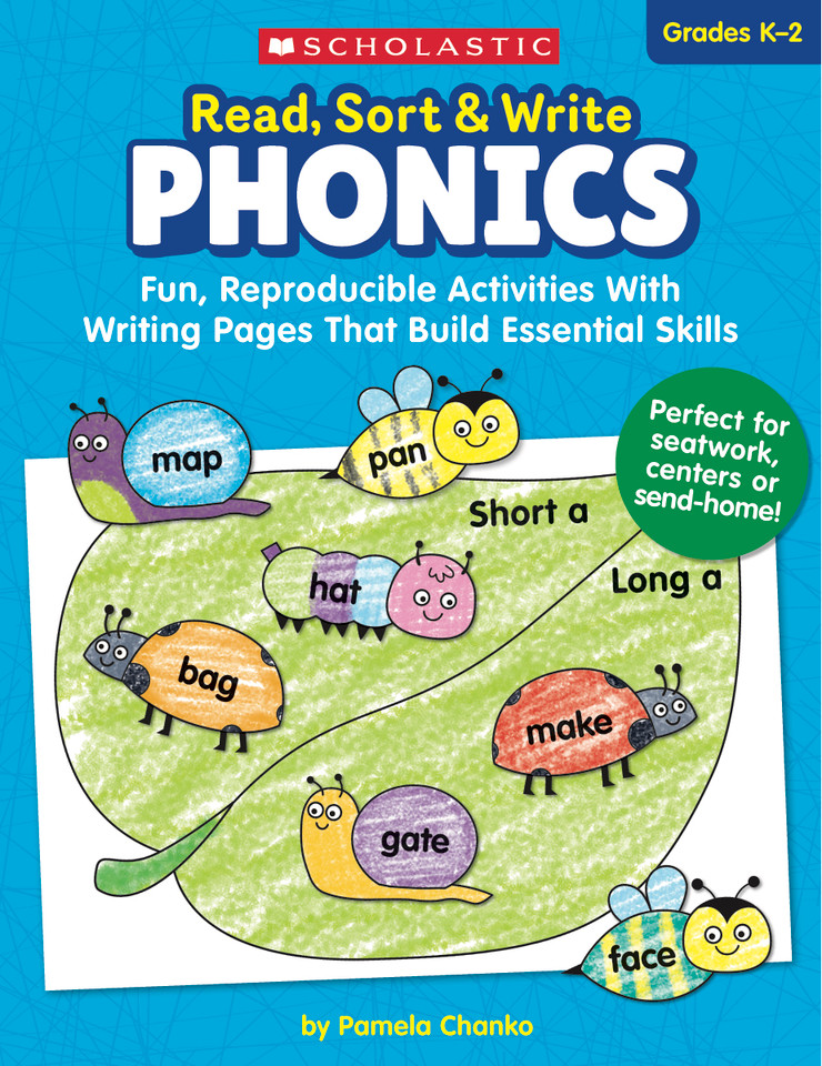 Read, Sort & Write: Phonics book cover by Pamela Chanko