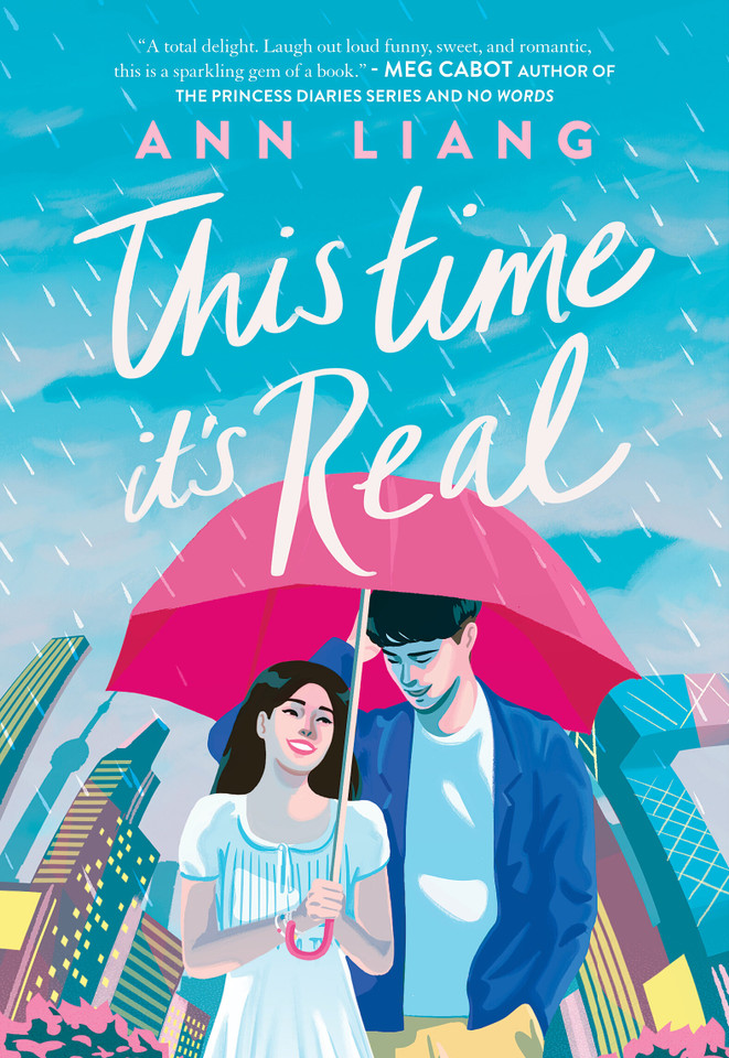 This Time It's Real book cover by Ann Liang