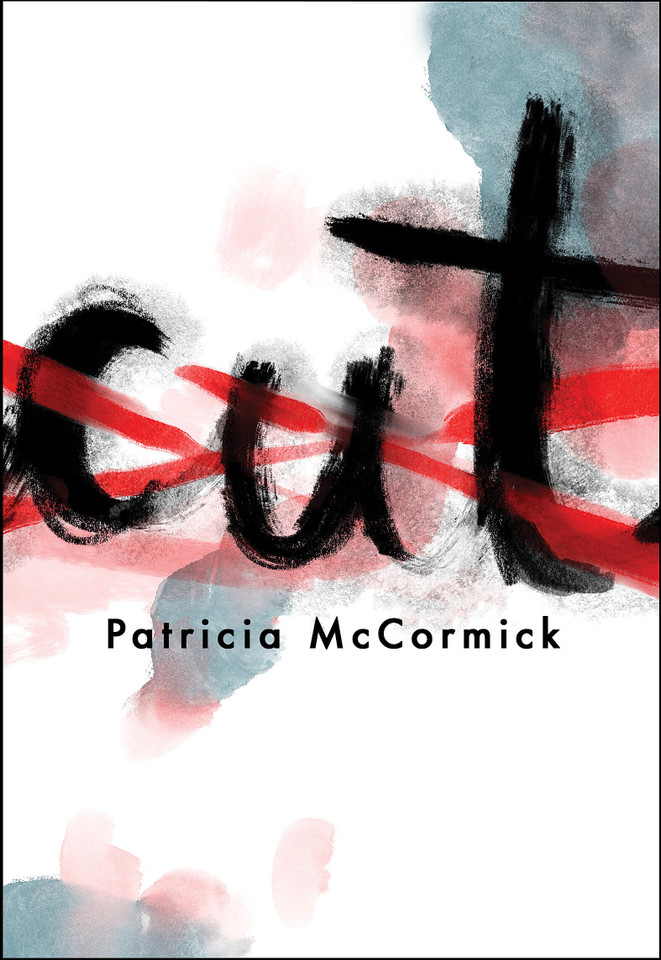 Cut book cover by Patricia McCormick